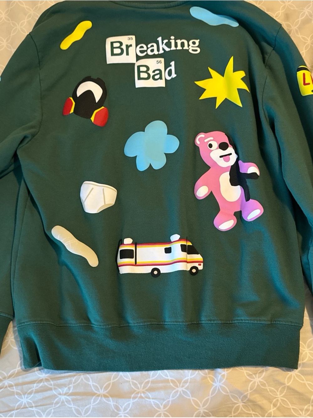 Breaking Bad Graphic Crewneck Sweatshirt - Green - Picture 2 of 3